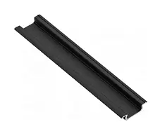 Профиль врезной PA-GLAX3M-AL-20M 22*6*3000 алюминиевый для светодиодной ленты, черный — купить оптом и в розницу в интернет магазине GTV-Meridian.